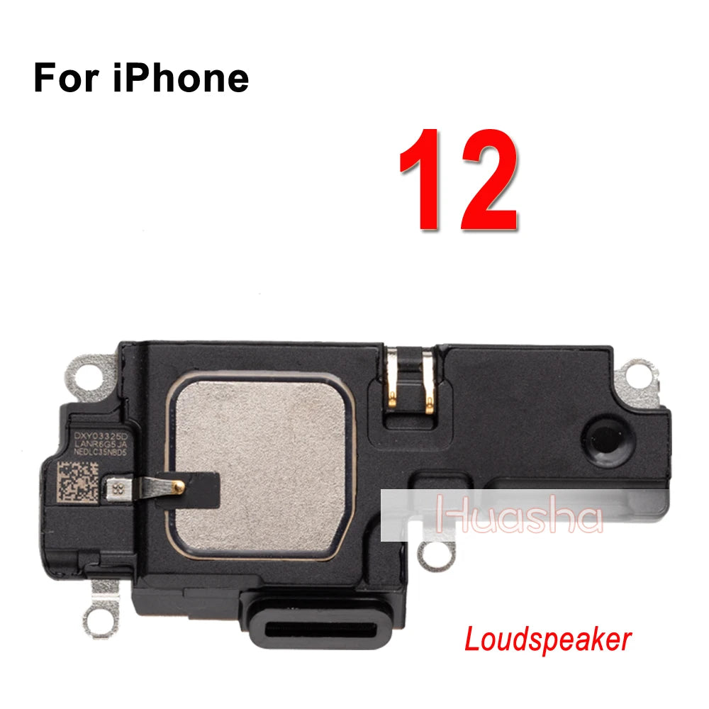 1Pcs Loudspeaker For iphone 11 12 13 14 15 Plus Mini Pro Max Lound Speaker Ringer inner Buzzer Flex Cable Replacement Parts