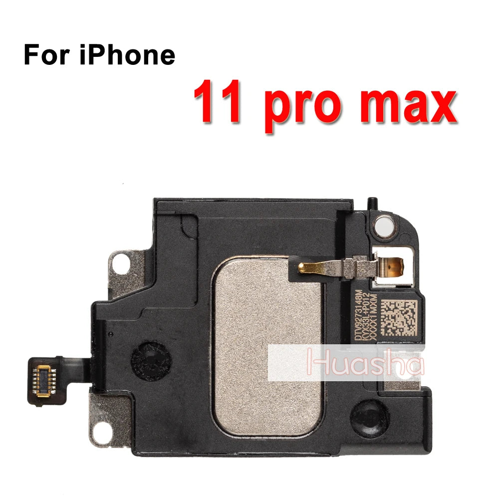 1Pcs Loudspeaker For iphone 11 12 13 14 15 Plus Mini Pro Max Lound Speaker Ringer inner Buzzer Flex Cable Replacement Parts