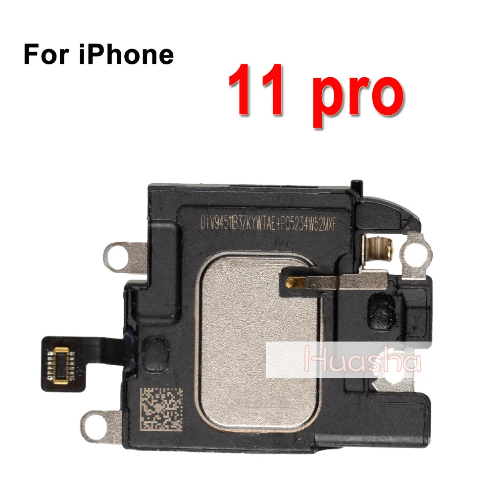 1Pcs Loudspeaker For iphone 11 12 13 14 15 Plus Mini Pro Max Lound Speaker Ringer inner Buzzer Flex Cable Replacement Parts