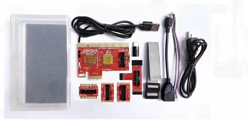 KQCPET6 V8 Motherboard Diagnostic Card Analyzer For Mobile Phone PC Laptop Smart Diagnostic Tester Card USB PCI/PCIE/LPC/PCI-E