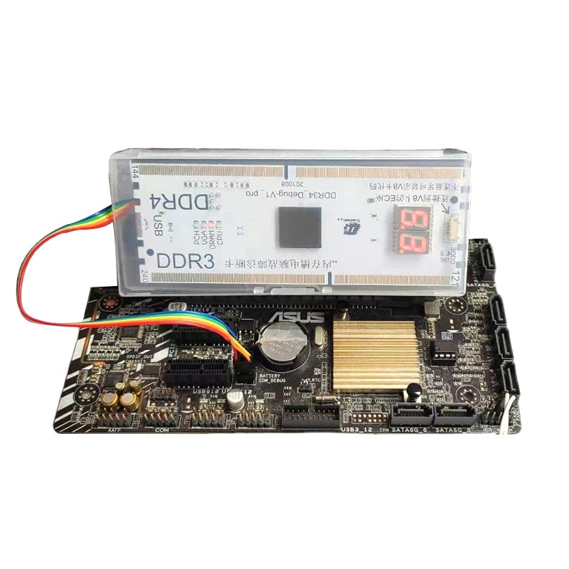 KQCPET6 V8 Motherboard Diagnostic Card Analyzer For Mobile Phone PC Laptop Smart Diagnostic Tester Card USB PCI/PCIE/LPC/PCI-E