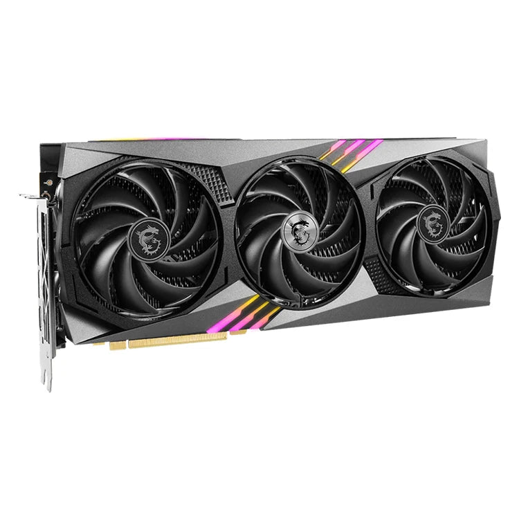 Used MS'I GeForce RTX 4070 GAMING X TRIO 12G Graphics Card With 12GB GDDR6X 192 Bit Memory Support OverClock