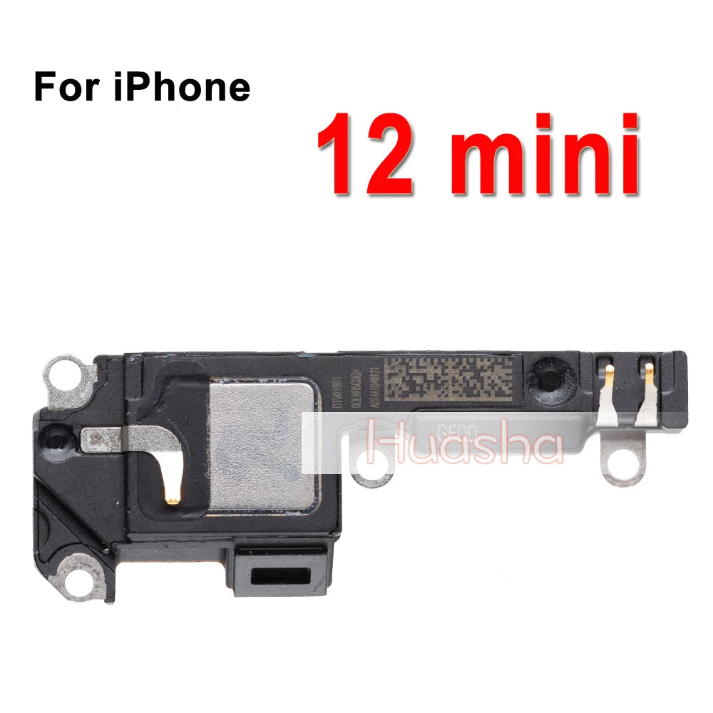 1Pcs Loudspeaker For iphone 11 12 13 14 15 Plus Mini Pro Max Lound Speaker Ringer inner Buzzer Flex Cable Replacement Parts