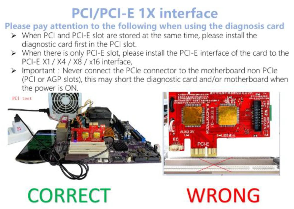 KQCPET6 V8 Motherboard Diagnostic Card Analyzer For Mobile Phone PC Laptop Smart Diagnostic Tester Card USB PCI/PCIE/LPC/PCI-E