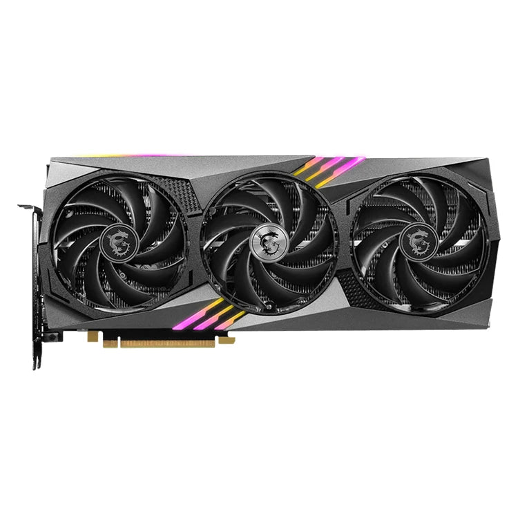 Used MS'I GeForce RTX 4070 GAMING X TRIO 12G Graphics Card With 12GB GDDR6X 192 Bit Memory Support OverClock