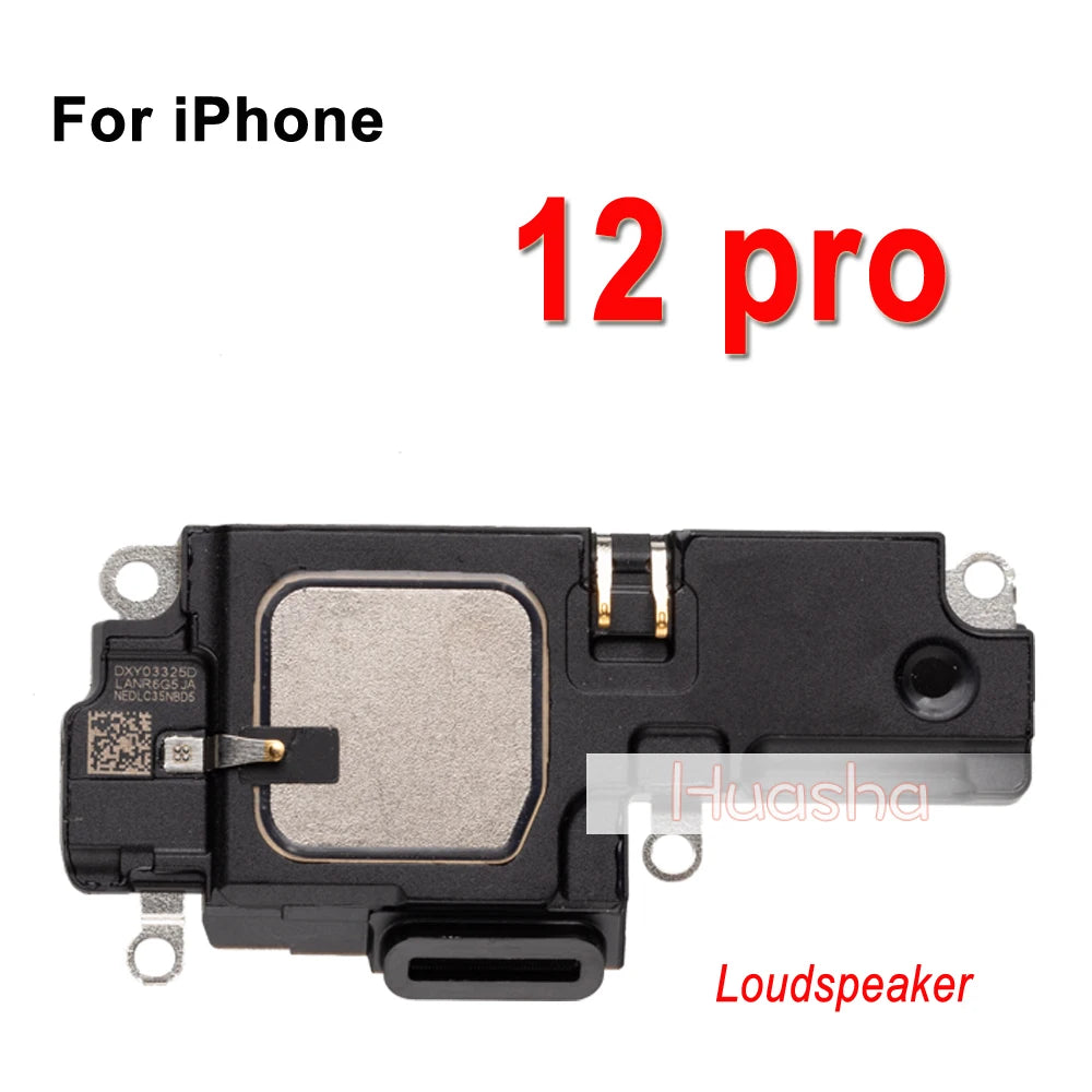 1Pcs Loudspeaker For iphone 11 12 13 14 15 Plus Mini Pro Max Lound Speaker Ringer inner Buzzer Flex Cable Replacement Parts