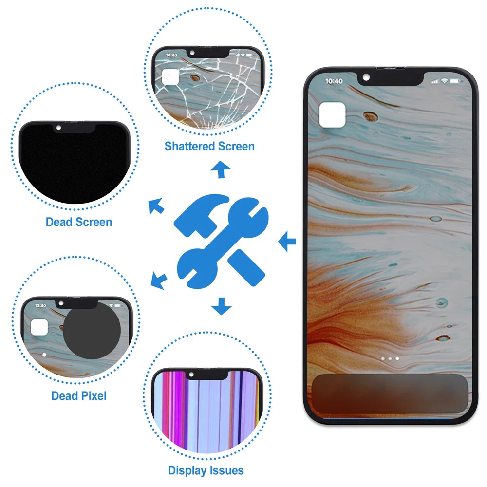 A2636 A2638 A2639 A2640 A2483 Original Lcd For IPhone 13 Pro New Display Touch With 3D Touch Screen Replacement Factory Display