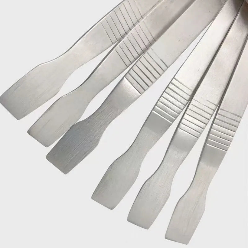 1-5Pcs Metal Tin Scraping Knife Stainless Steel Phone Tin Scraping Knife For Mobile Phone Electronic Repair Disassemble Crowbar