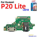 Aiinant USB Charger Dock Mic Connector Port Charging Board Flex Cable For Huawei P20 P30 Lite Plus Pro 2017 2018 Phone Parts