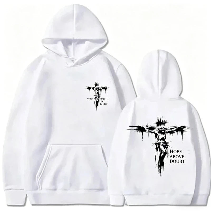 2026 Men's Pullover Hoodie Embroidered Design Autumn Fashion Hooded Sweatshirt Casual Unisex