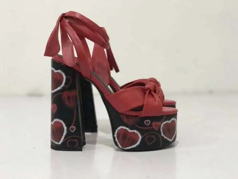 Summer 2025 Platform Sandals High Heels Women Ankle Strap Sandals Women's Sandals Dress Party Shoes