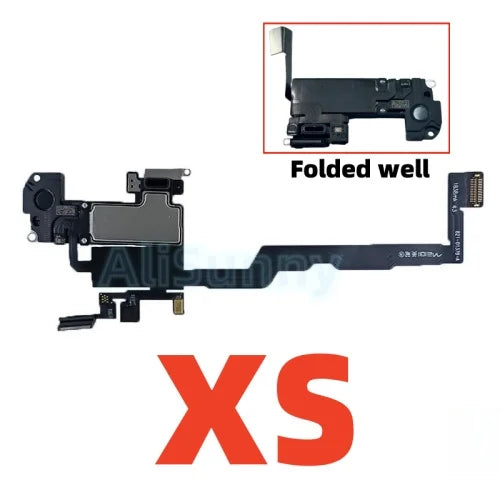 1pcs Earpiece Flex Cable for iPhone 12 Pro Max 11 X XR XS Top Front Ear Speaker Sensor Proximity Small Headset Fix Face id Parts