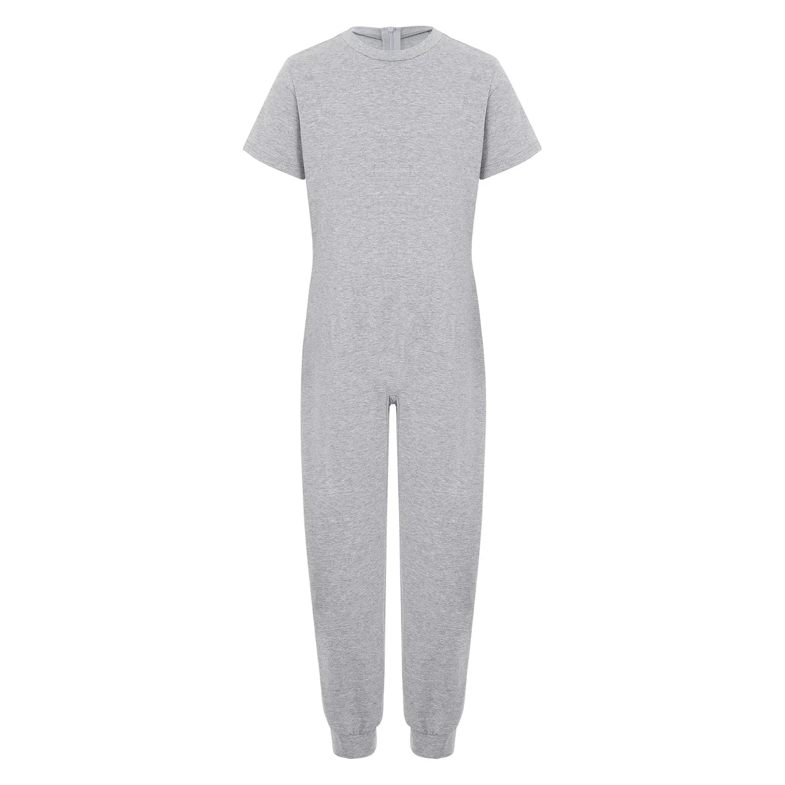 Children Anti-Strip Jumpsuit Kids Special Needs Adaptive Clothing Cotton Rompers Zipper One Piece Jumpsuit for Wearing All Day