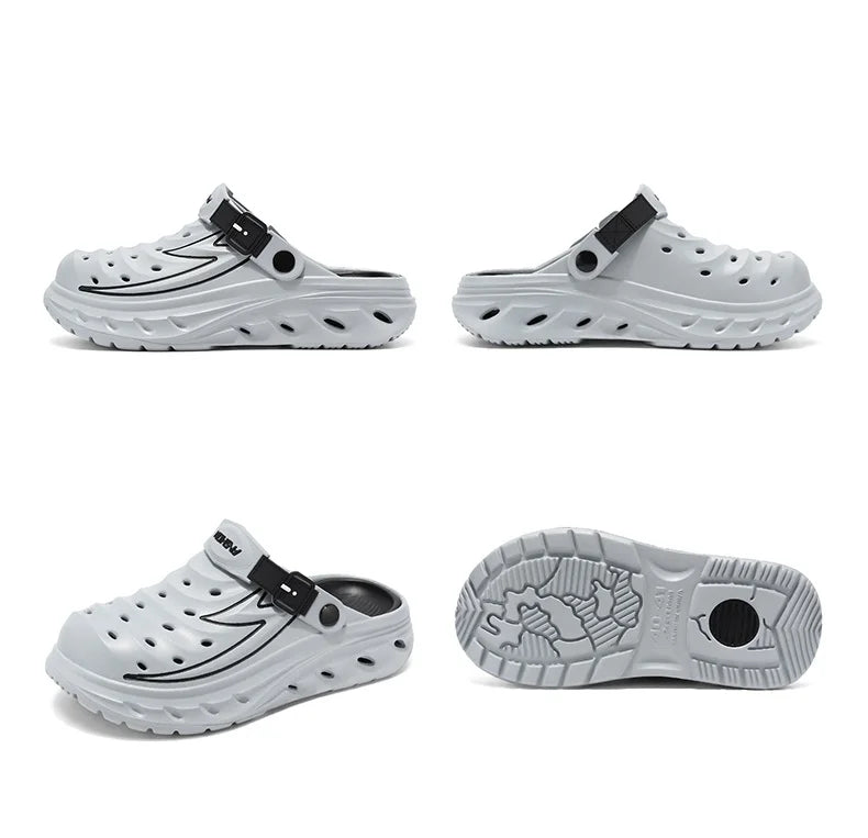 Summer Outdoor Wear for Men and Women, Non-Slip, Anti-Odor, Dual-Purpose, Wear-Resistant Beach Sandals and Slippers