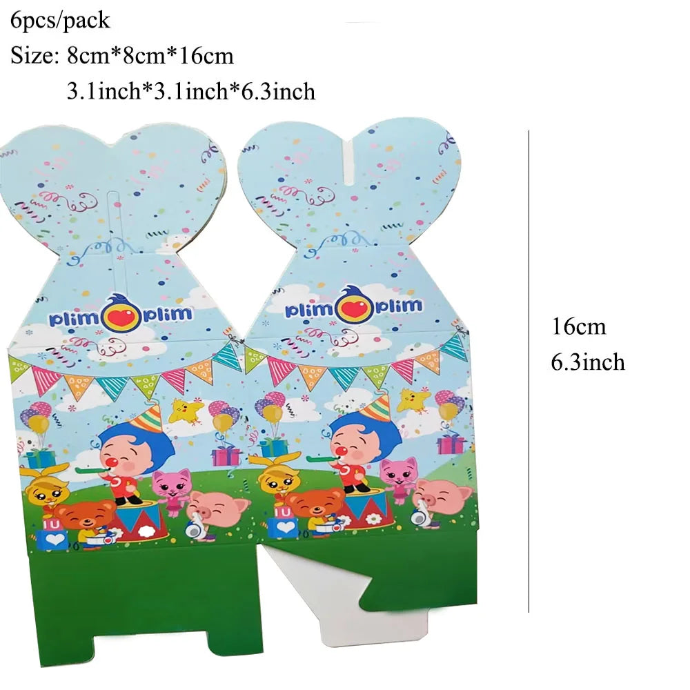Catoon Clown Birthday Party Decoration Cute Tableware Cup Plate Balloon Banner Backdrop Gift Bag Favors for Kids Baby Supplies
