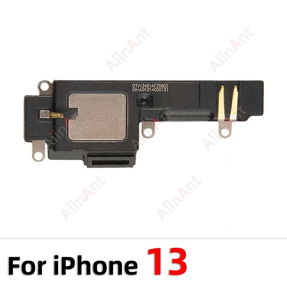 AiinAnt Bottom LoudSpeaker Phone Sound Buzzer Ringer Loud Speaker Flex Cable For iPhone 12 13 14 15 Pro Max mini Plus Spare Part