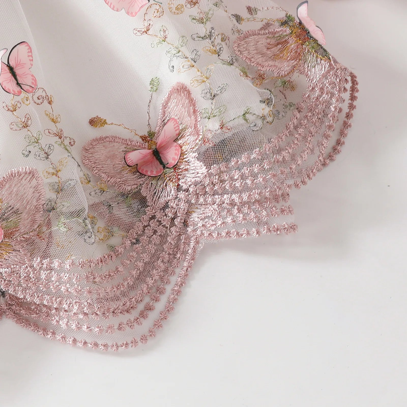 Ceeniu Baby Dresses For Birthday Long Sleeve Ruffles Bow Butterfly Party Dress For Girls 2024 Toddler Newborn Girl Clothes 2024