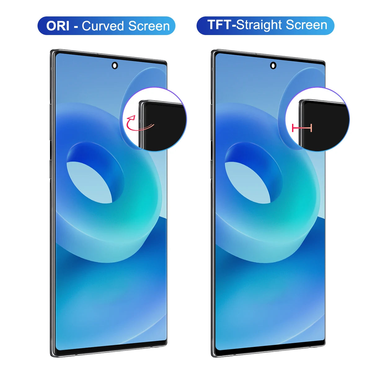 100%Tested Note 10 Display Screen, for Samsung Note 10 N970 SM-N970F SM-N9700 LCD Display Touch Screen Digitizer with Frame