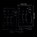【C】3/4/6/8Layer Hard Drive Cage Hard Drive Bracket For 3.5in HDD SSD DIY Storage Acrylic Rack Shelf With Cooling Fan Space