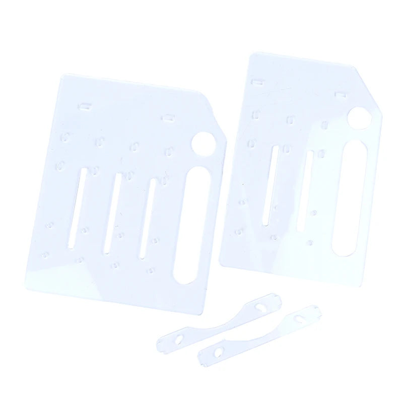 【C】3/4/6/8Layer Hard Drive Cage Hard Drive Bracket For 3.5in HDD SSD DIY Storage Acrylic Rack Shelf With Cooling Fan Space