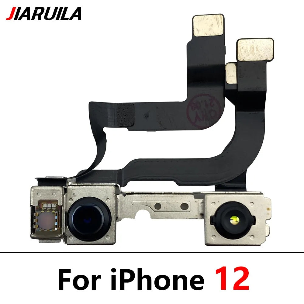 New Front Camera For iPhone 11 12 13 14 15 Pro 11Pro 12Pro 13Pro Max Mini Plus Flex Cable Facing Replacement Parts