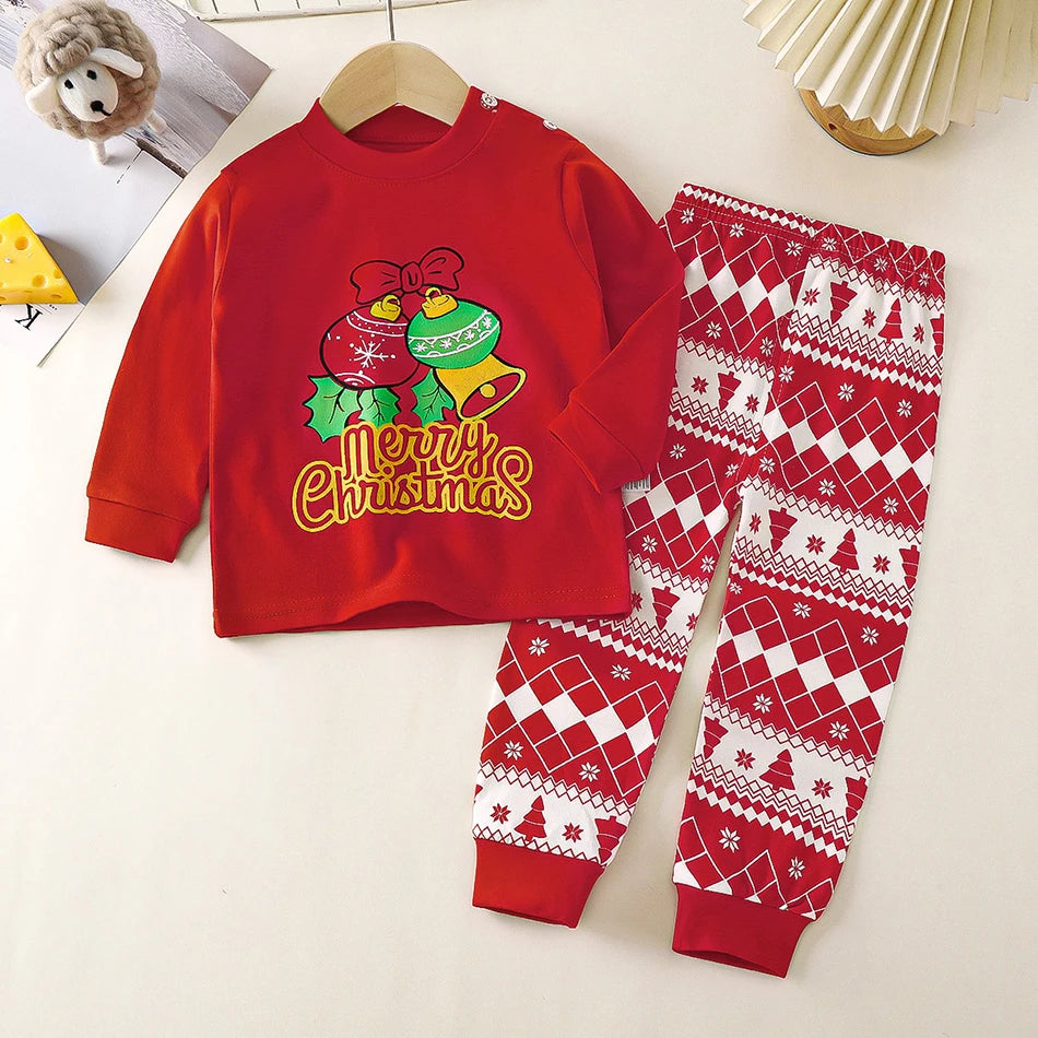 Baby Girl Clothes Pajamas Sets Boys Tops Set Child Christmas Gift Carnival Party Dress Kids Halloween Elf Cosplay Costumes Suit