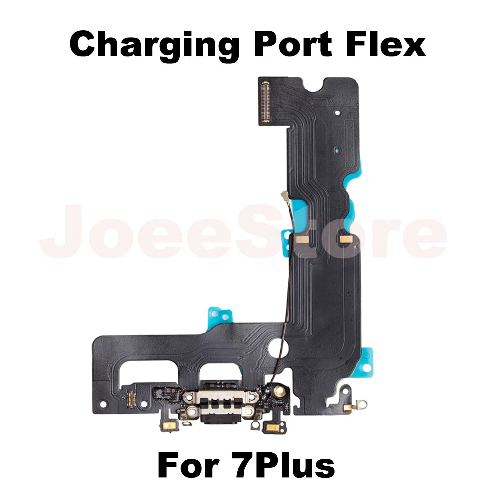 1pcs Charging Port Flex Cable for iPhone 11 X XS XSMax XR 6 6S 7 8 Plus USB Charger Dock Connector With Microphone Ribbon Repair