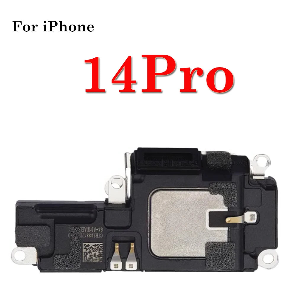 1Pcs Loudspeaker For iphone 11 12 13 14 15 Plus Mini Pro Max Lound Speaker Ringer inner Buzzer Flex Cable Replacement Parts