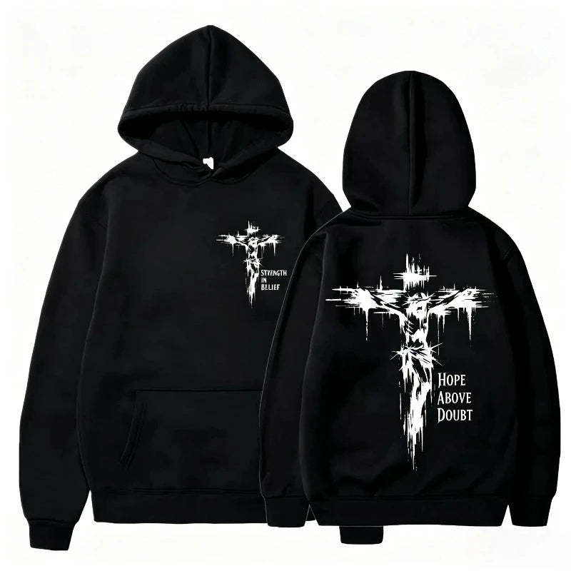 2026 Men's Pullover Hoodie Embroidered Design Autumn Fashion Hooded Sweatshirt Casual Unisex