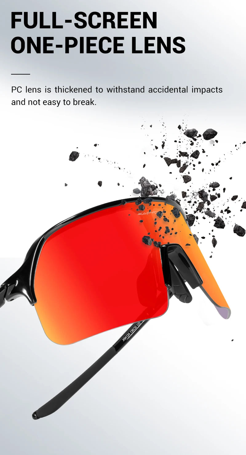 KAPVOE Cycling Glasses Outdoor Sports Bicycle Sunglasses Running Eyewear Men MTB Cycling Sunglasses Women Road Bike Glasses