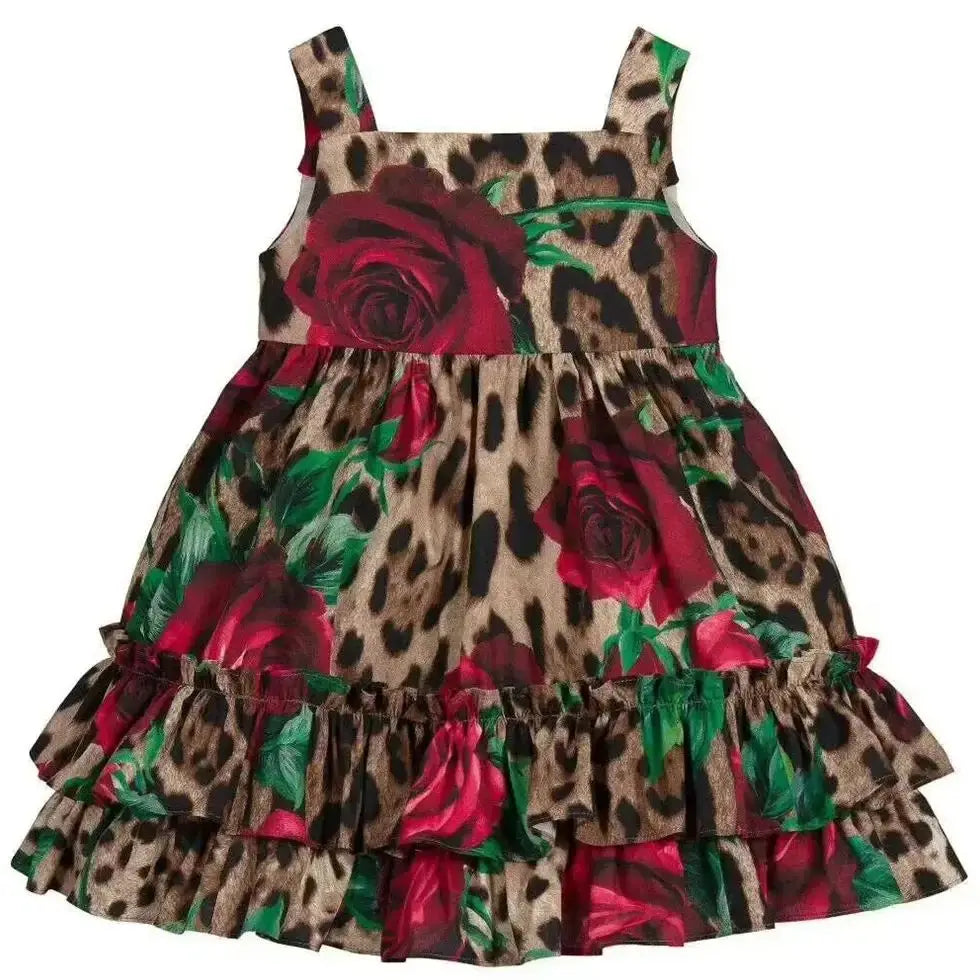 Summer Outfits Toddler Dress Kids Clothes Girl Cute Lemon Print Cotton Beach Baby Dresses Clothing