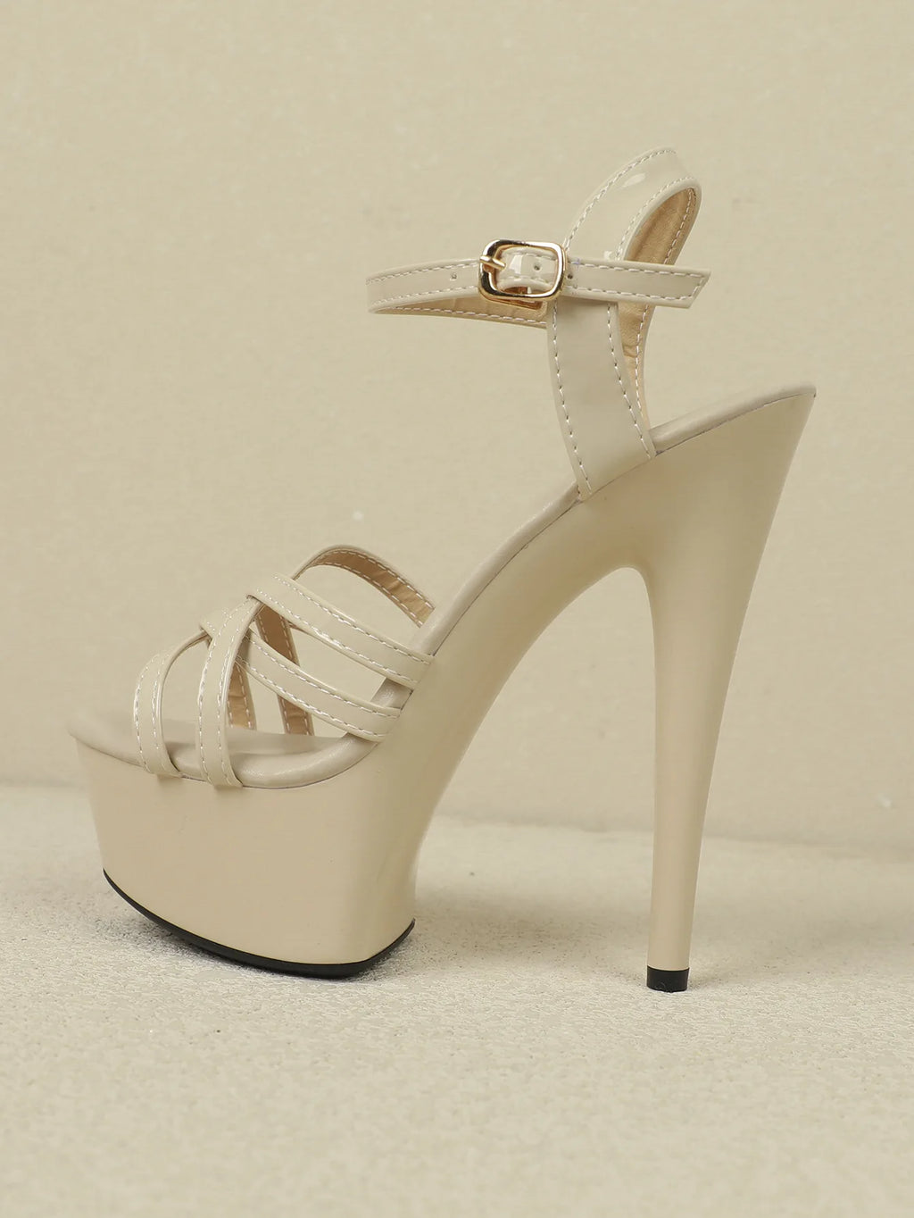 Women's summer multi-color sandals waterproof platform 15cm thick bottom fine heeled high heels