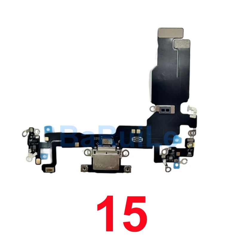 1pcs USB Charging Charger Port Flex For iPhone 11 12 13 14 Pro Max Dock Connector Microphone Headphone Audio Jack Flex Cable