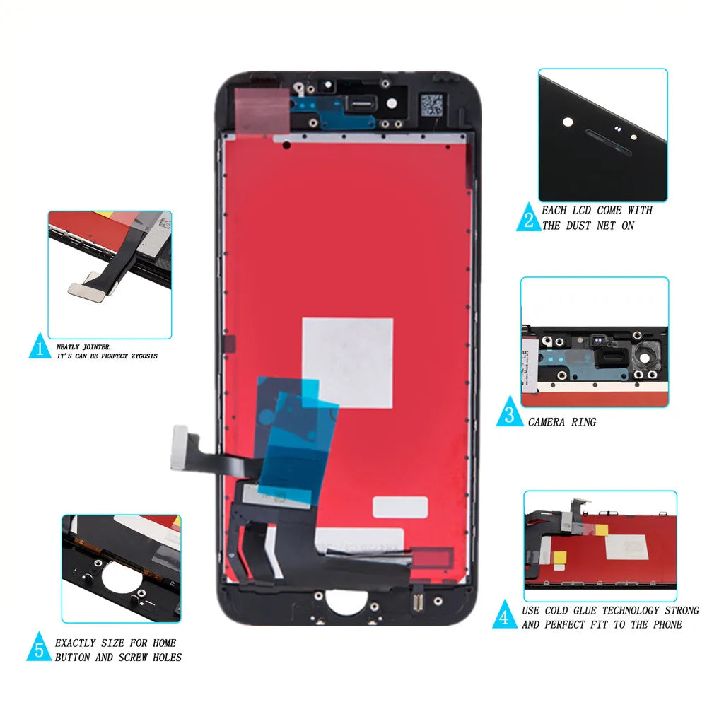 OEM For iPhone SE 2020 SE 2022 For iPhone 8 LCD Display Touch Screen Digitizer Assembly Kit A2275 A2296 A2298 A1863 A1905 A1906