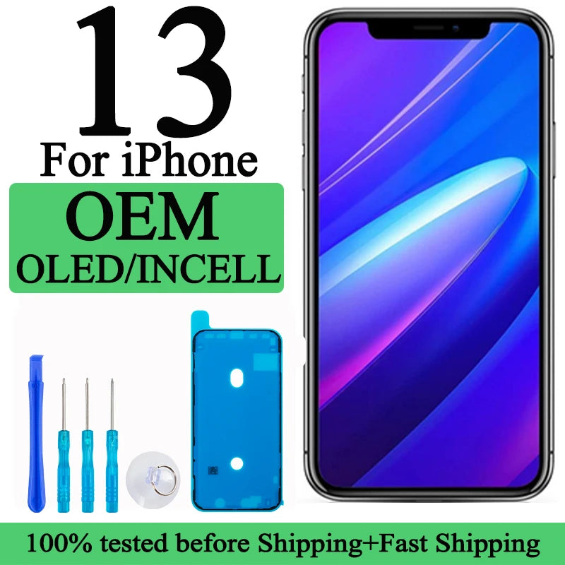 A2633 A2482 A2631 A2634 A2635 Premium New Lcd For IPhone 13 New Display Touch With 3D Touch Screen Replacement Factory Display