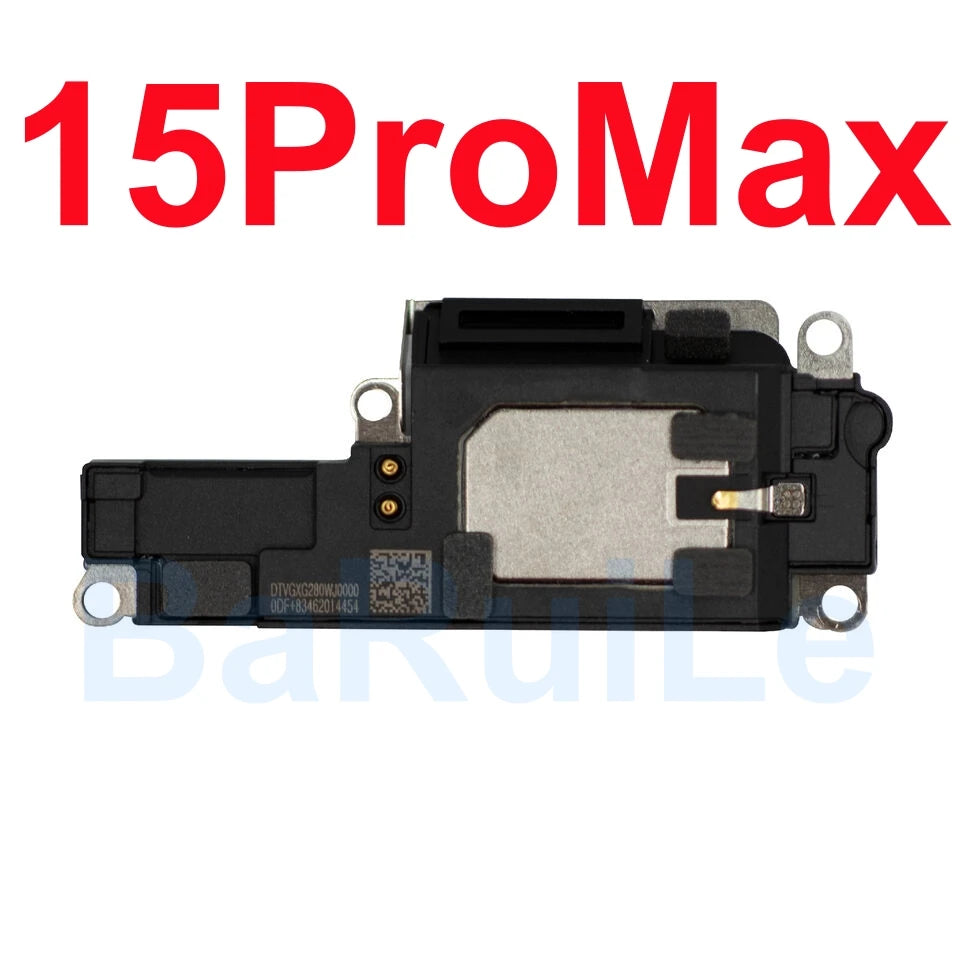 BaRuiLe Bottom Loudspeaker For iphone 12 13 14 Pro Max Mini 16 15 Plus Loud Speaker Ringer Buzzer Flex Cable Replacement Part