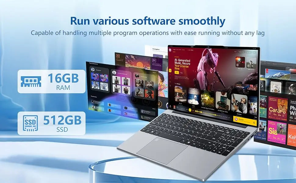 15.6" Gaming Laptop Computer Intel Core i9 10980HK/9900U Windows 11 PC Gamer 16GB RAM Fingerprint Unlock Notebook PC Backlight