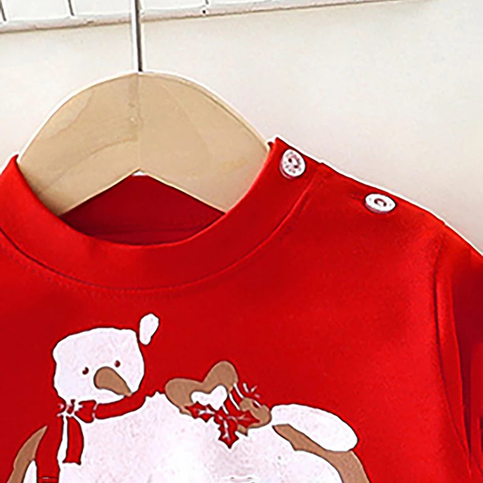 Baby Girl Clothes Pajamas Sets Boys Tops Set Child Christmas Gift Carnival Party Dress Kids Halloween Elf Cosplay Costumes Suit