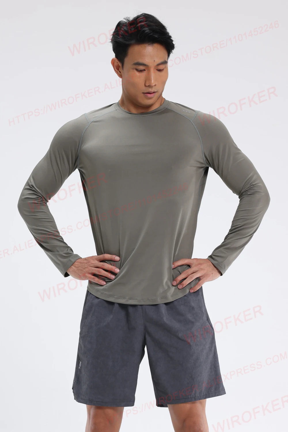 Pullovers Shirts Long Sleeve Breathable Jersey Sun Protection Male Outerwear Jogging Sport Clothing Men Training Quick Dry Tops