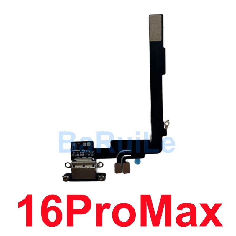 1pcs USB Charging Charger Port Flex For iPhone 11 12 13 14 Pro Max Dock Connector Microphone Headphone Audio Jack Flex Cable