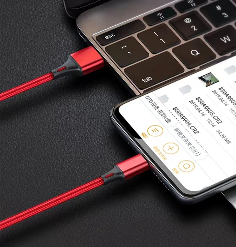 USB Cable For iPhone 11 12 13 14 Pro Max 6 7 8 Plus X XS XR  SE 1m 2m 3m Long 0.25m 0.5m Short iOS Data Charger Cord Fast Charge