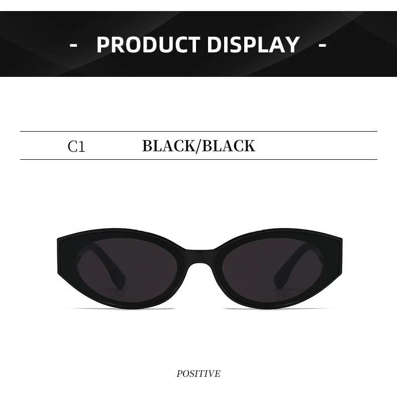 Luxury Fashion MM Sunglasses Brand For Men And Women Oval Minimalist Gradient Lens Glamour Unisex Sun Glasses UV400