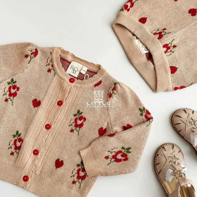 Knitted Sweater FL Brand Christmas Winter Baby Dresses Cardigan Toddler Girls Clothes Casual Dress Long Sleeve Tops and Pants