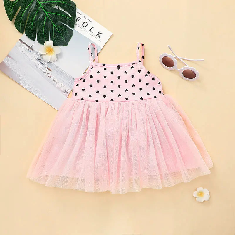 Prowow 3-24M Infant Baby Dresses Polka Dots Coat Jacket+Sleeveless Princess Mesh Dress Newborns Cute Baby Clothes Outfit Sets