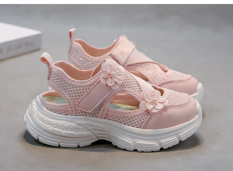 Summer Sandals New Fashion Simple Girls' Shoes Anti Slip Soft Comfort Beach Casual Shoe Breathable Versatile Simple Sports Shoes