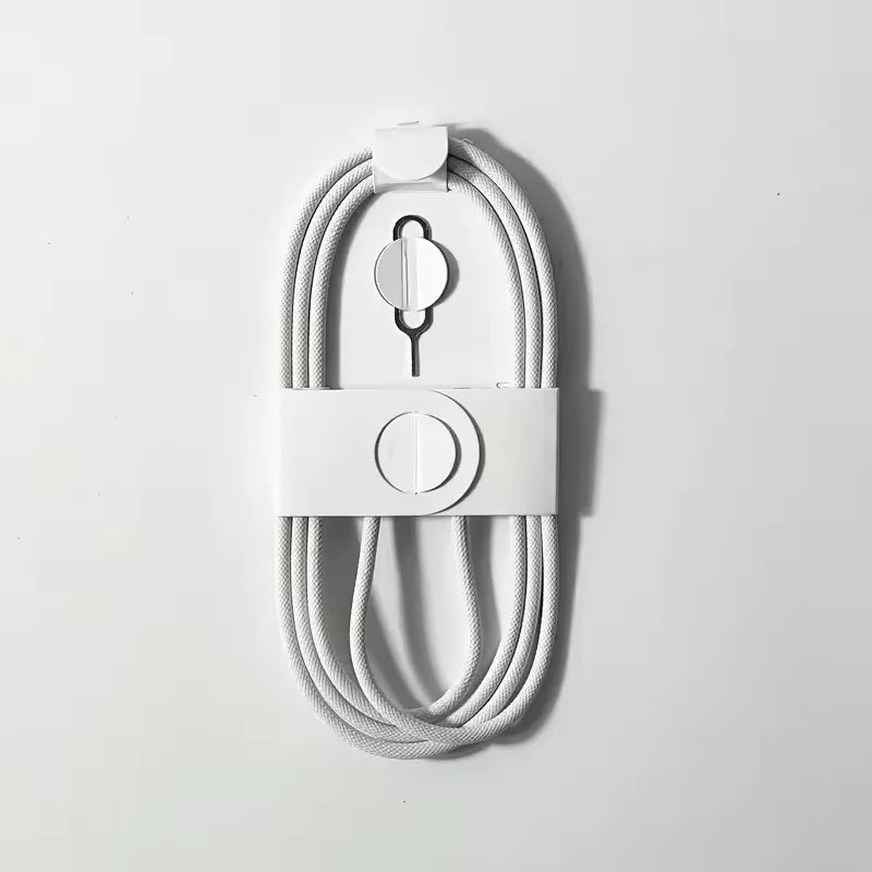 1-50Pcs 60W USB C to Type C Weaving Cable For Apple iPhone 11 12 13 14 15 16 Pro Max Plus Fast Charging Cable Phone Accessories