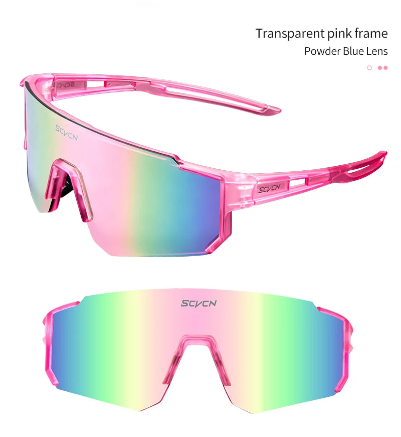 SCVCN Fsshion Sunglasses Street Cycling Glasses Bike Men UV400 Sports MTB Outdoor Bicycle Women Sunglasses Multi Color Riding