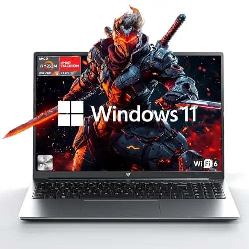 ACEMAGIC 16" FHD Laptop AMD Ryzen 9 6900HX Laptop 16GB LPDDR5 RAM 512GB SSD Backlit Keyboard Full-Featured Office Gamin Notebook