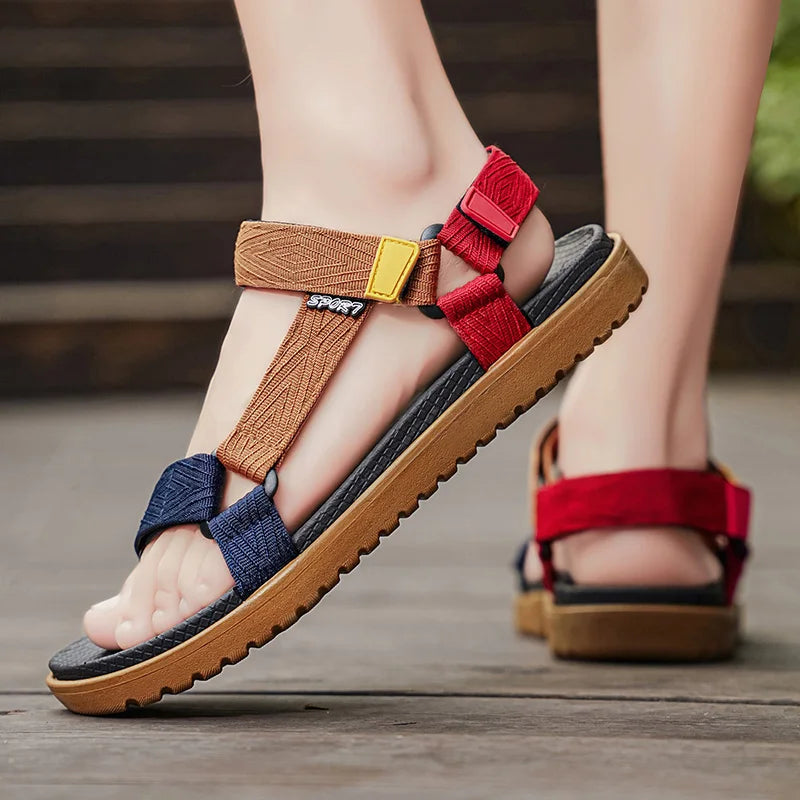 Summer Men Sandals Fashion Leisure Beach Holiday Sandals for Men's Lightweight Shoes New Outdoor Comfortable Casual Sandalies