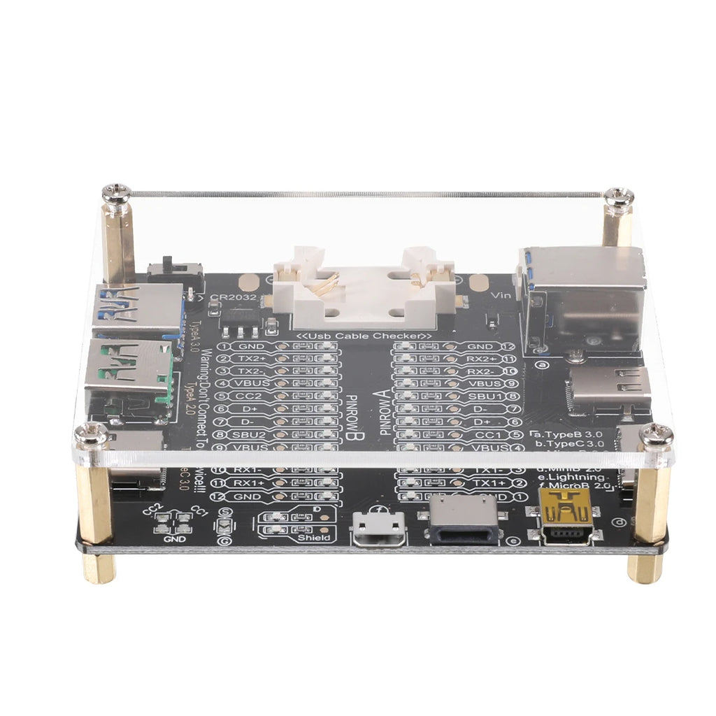 USB Cable Data Line Test Board Cable Checker USB Cable Tester Short Circuit On-Off Switching For Type-C Test Board Tool